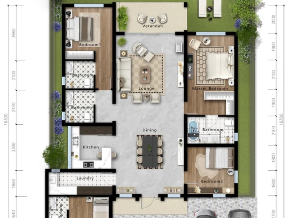 3 Bedroom Townhouse Complex